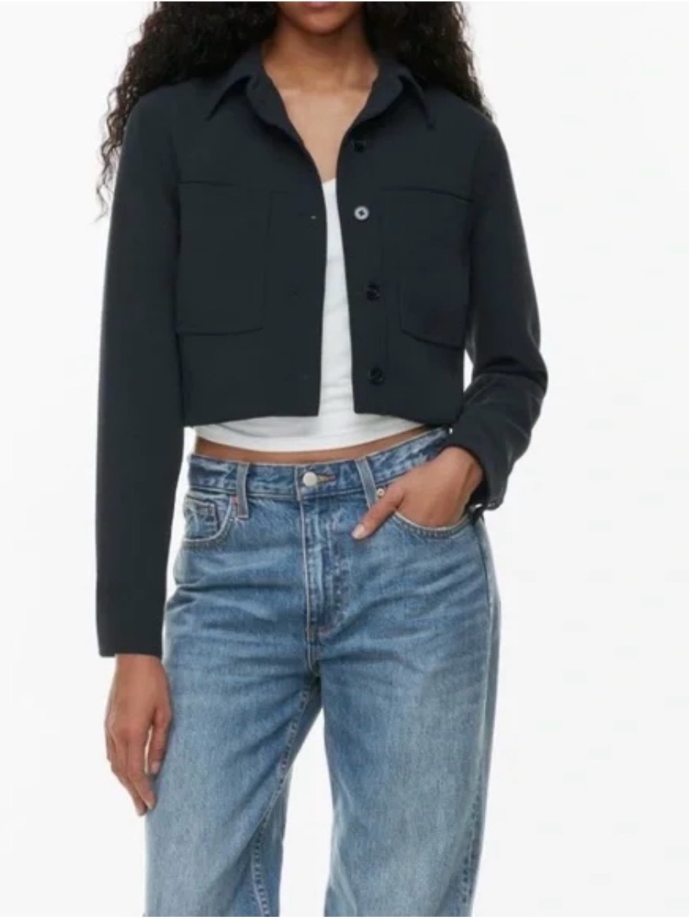 Aritzia Wilfred Little Cropped Jacket Size Small